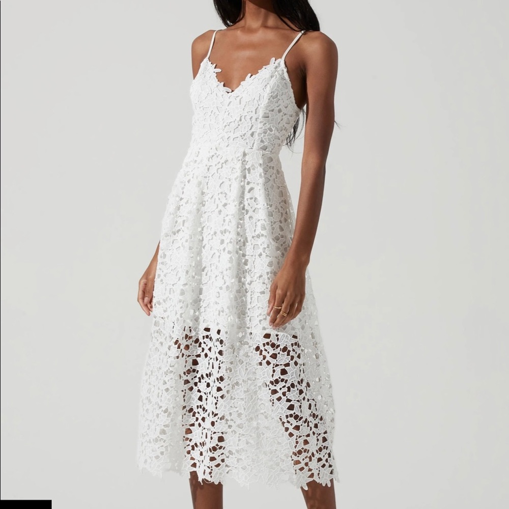 Express White lace dress